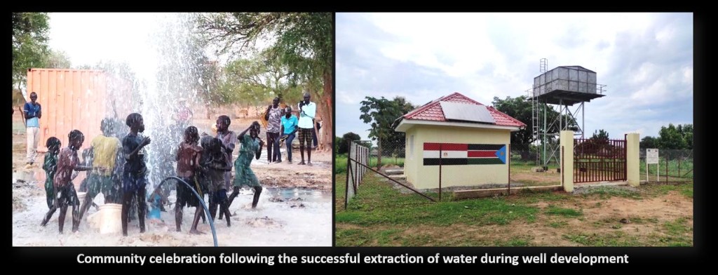Establishing 8 solar powered drinking water stations